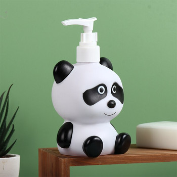 1Pcs Дозатор за сапун Panda 350ML Дозатори за течен сапун Аксесоари за баня Домашен органайзер Висококачествени ежедневни нужди