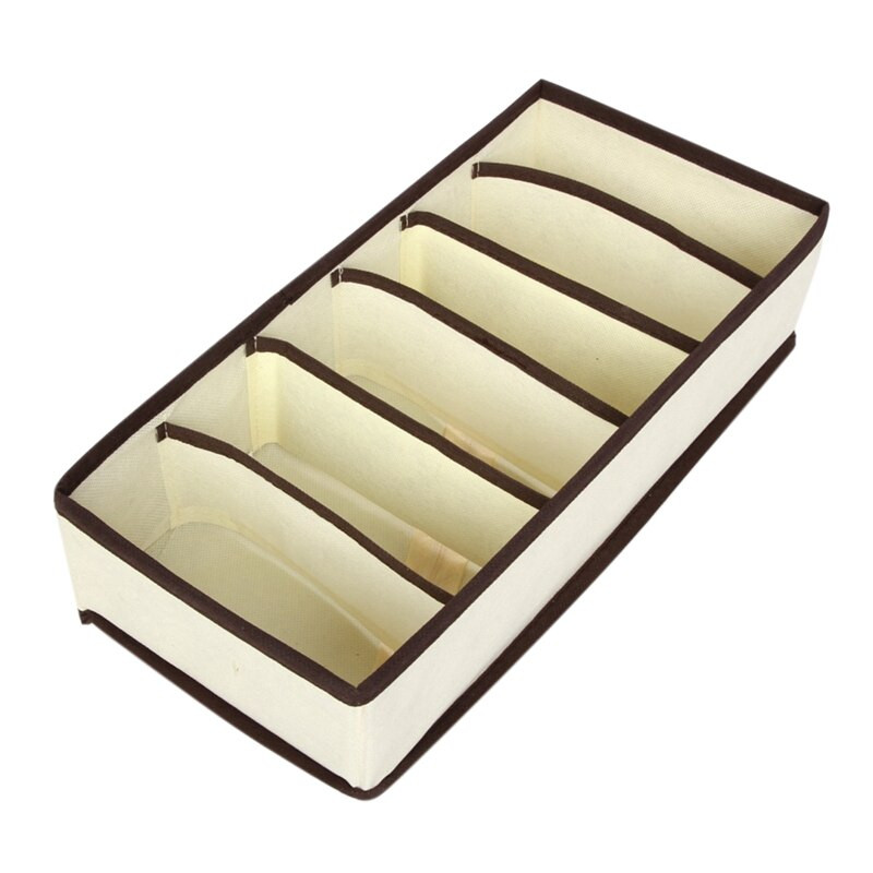 3 vnt. rinkinys Apatiniai Liemenėlės Tvarkyklės Dėžutė Smėlio spalvos Stalčių spinta Organizatoriai Dėžutės apatiniams Šalikai Kojinės Liemenėlė