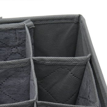 Гардероб Органайзер Кутия за съхранение Сгъваем органайзер за бельо Разделители Органайзери за чекмеджета Чорапи 30 решетки Кутия за дрехи