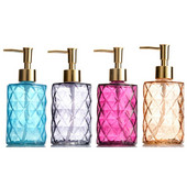 Nešiojamas stiklinis rankinis skysto muilo dozatorius siurblys šampūnas buteliukas dušo želė laikymo dėžutė virtuvės kriauklė vonios kambario priedų rinkinys NAUJAS