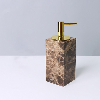 Lotion Bottle Fürdőszoba piperecikkek Press Bottle Modern minimalista luxus márvány mintás háztartási cikkek konyhai szappanadagoló
