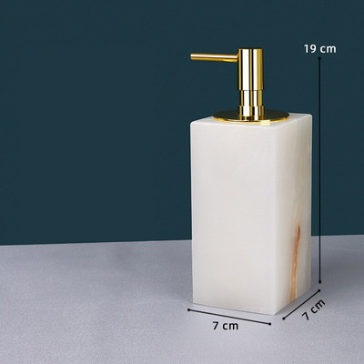 Lotion Bottle Fürdőszoba piperecikkek Press Bottle Modern minimalista luxus márvány mintás háztartási cikkek konyhai szappanadagoló