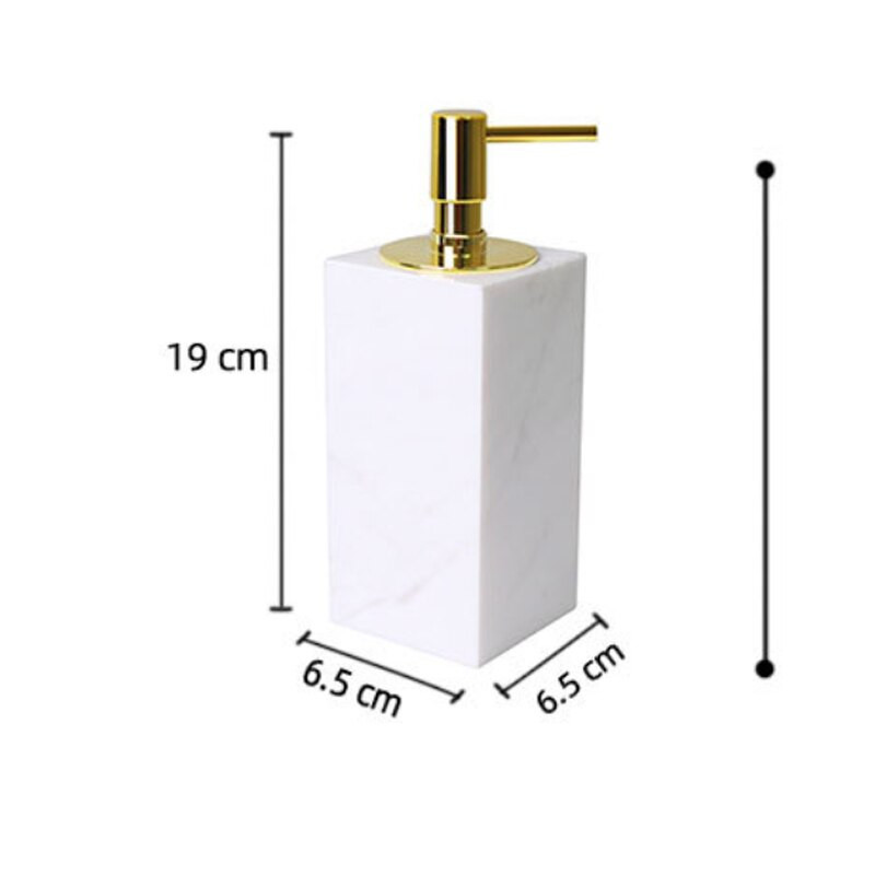 Lotion Bottle Fürdőszoba piperecikkek Press Bottle Modern minimalista luxus márvány mintás háztartási cikkek konyhai szappanadagoló