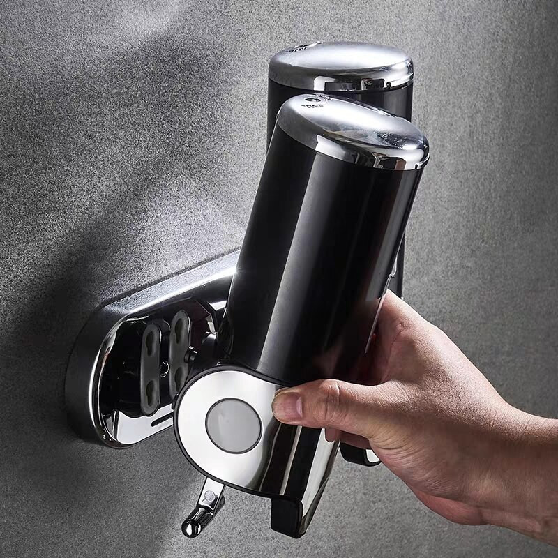 Dozator de săpun lichid cu spumă Suport pentru dezinfectant pentru mâini, șampon pentru săpun montat pe perete Dispenser cu pompă de lichid Accesorii pentru baie