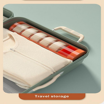 Кутия за съхранение на цилиндрични чорапи, гащи и чорапи, преносимо прахоустойчиво чекмедже за съхранение на бельо, чорапи, кутия за съхранение, органайзери за чекмеджета