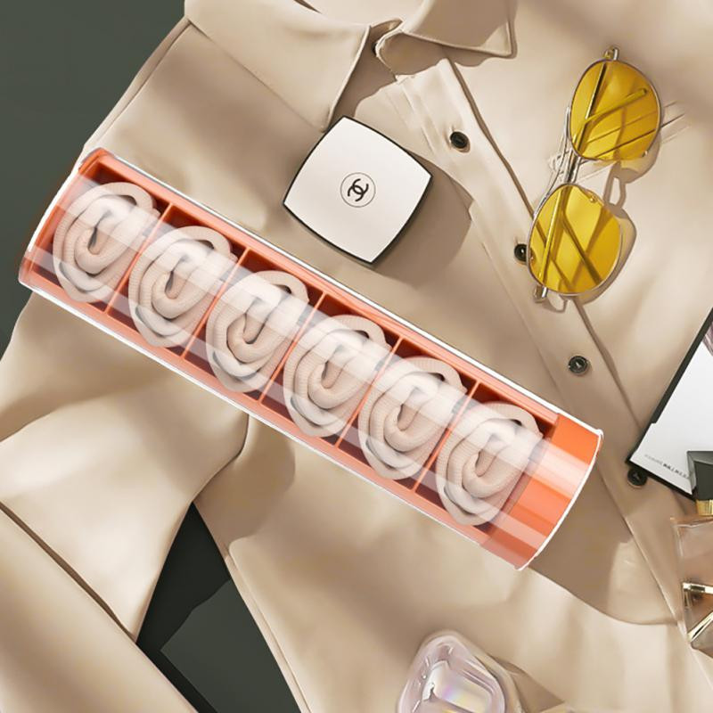 Cilindrinės kojinės laikymo dėžutės kelnaitės ir kojinės Nešiojami dulkėms atsparūs apatiniai laikymo stalčiai kojinės laikymo dėžutės stalčių laikikliai