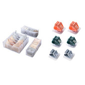 3 vnt apatinio trikotažo liemenėlės laikiklis laikymo dėžutės stalčių spintos tvarkyklės su 6 vnt virtuvės kabliukais šluotos įrankių laikikliu