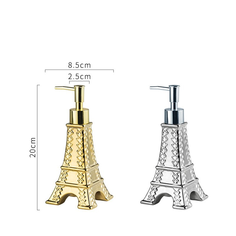 Eiffel Tower Κεραμική Λοσιόν Μπουκάλι Σαμπουάν Σαμπουάν Τύπος Μπουκάλι Αξεσουάρ αποθήκευσης Μπάνιου Δοχείο χειρός