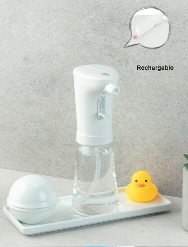Rankiniai putplasčio muilo dozatoriai Įkraunami vonios kambario išmanieji rankų plovimo mašinų purškimo muilo siurblys