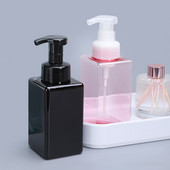 10 bucăți de 450 ml sticle pătrate cu dozator de spumă, sticle PETG cu pompă pentru săpun, șampon, baie, organizator de bucătărie de înaltă calitate