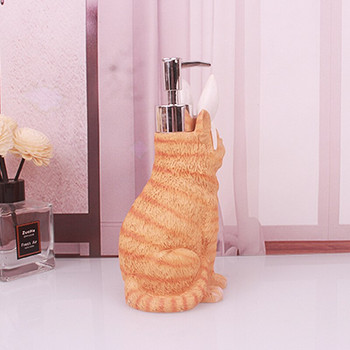 Cartoon Cat Press Τύπος Λοσιόν Μπουκάλι Φορητό Ταξιδιωτικά Καλλυντικά Εμφιαλωμένο Απολυμαντικό Χεριών Αφρόλουτρο Αφρόλουτρο Διακόσμηση μπάνιου