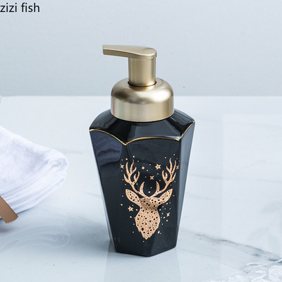 Keraminis muilo dozatorius, nešiojamas rankų dezinfekavimo losjono buteliukas buitinis vonios kambarys, dušo želė šampūno buteliukų dozatorius