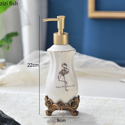 Keraminis muilo dozatorius, nešiojamas rankų dezinfekavimo losjono buteliukas buitinis vonios kambarys, dušo želė šampūno buteliukų dozatorius