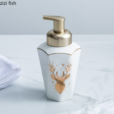 Keraminis muilo dozatorius, nešiojamas rankų dezinfekavimo losjono buteliukas buitinis vonios kambarys, dušo želė šampūno buteliukų dozatorius