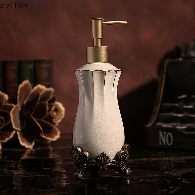 Keraminis muilo dozatorius, nešiojamas rankų dezinfekavimo losjono buteliukas buitinis vonios kambarys, dušo želė šampūno buteliukų dozatorius