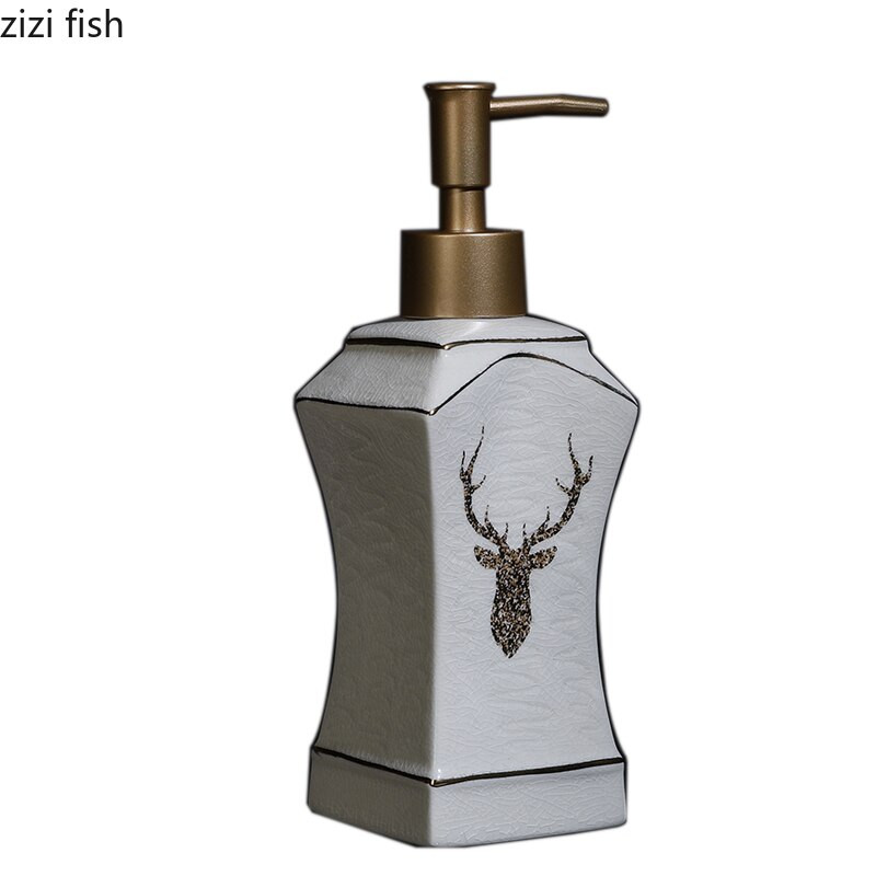 Keraminis muilo dozatorius, nešiojamas rankų dezinfekavimo losjono buteliukas buitinis vonios kambarys, dušo želė šampūno buteliukų dozatorius