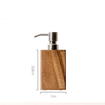 Δημιουργική λοσιόν από μασίφ ξύλο Μπουκάλι αποθήκευσης Δίσκος σαπουνιού Διανομέας οικιακής διακόσμησης μπάνιου Μπουκάλι απολυμαντικού χεριών