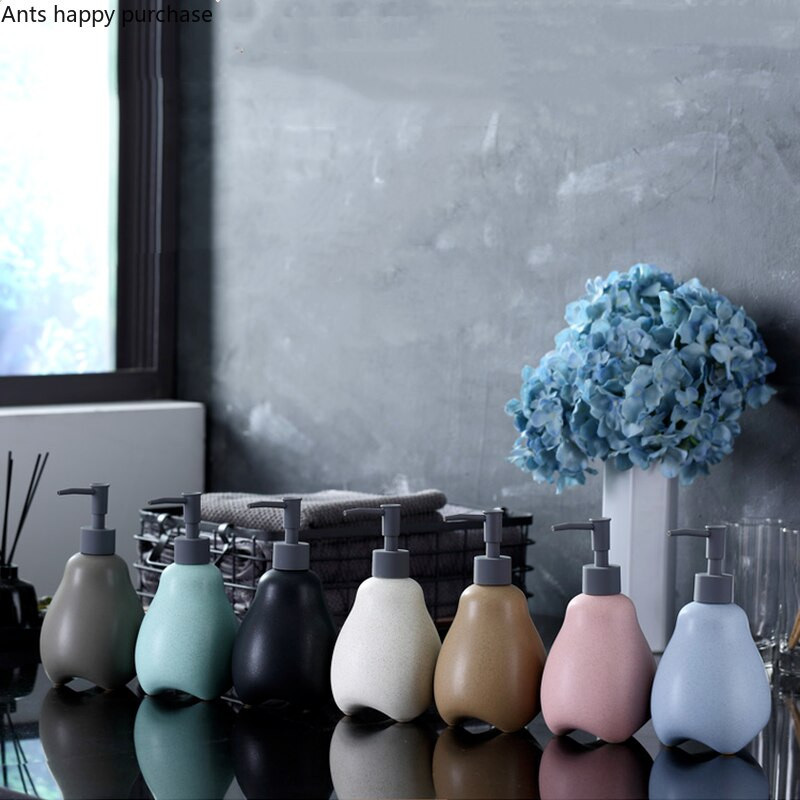 550 ml keraminio losjono buteliuko muilo dozatorius Rankų dezinfekavimo buteliukas Šampūno buteliukai Dušo želė buteliukai namo Vonios kambario reikmenys