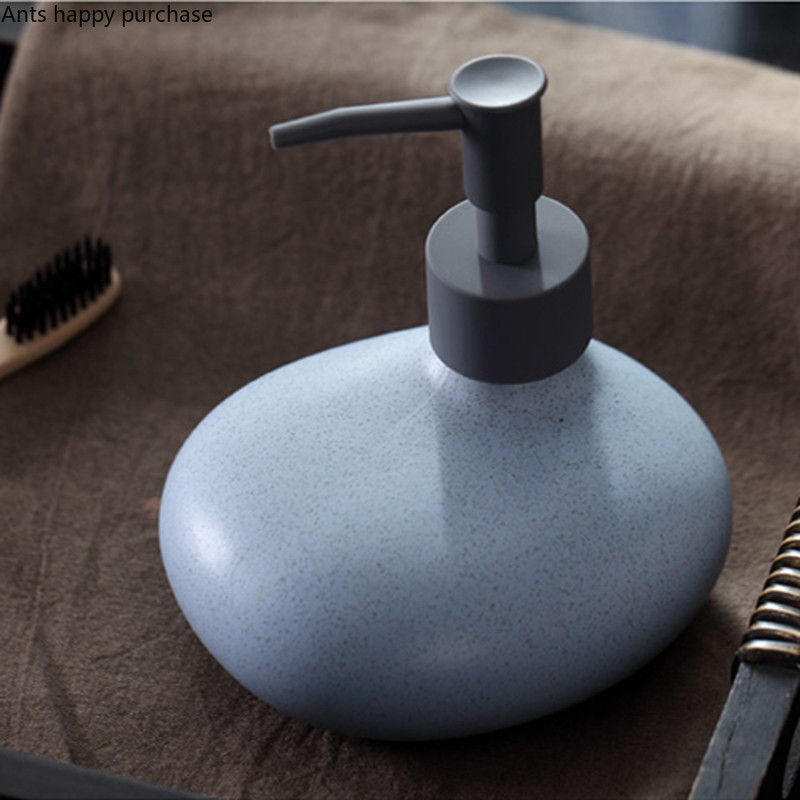 230 ml-es kerámia lotion palack otthoni fürdőszobai osztó üres palackok sampon tusfürdő flakon kézfertőtlenítő flakonok szappanadagoló