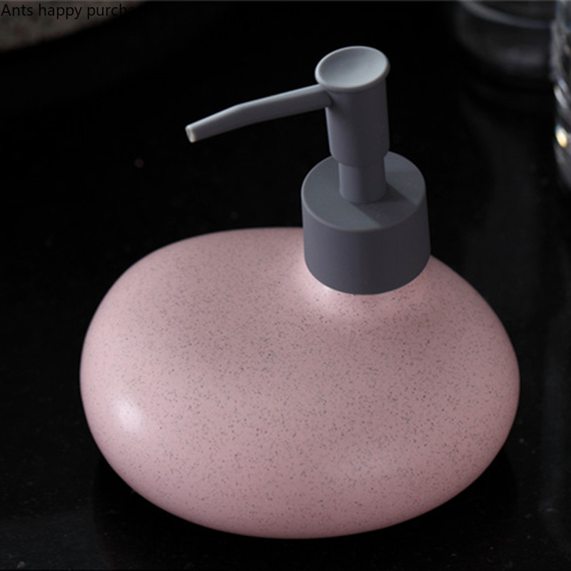 230 ml-es kerámia lotion palack otthoni fürdőszobai osztó üres palackok sampon tusfürdő flakon kézfertőtlenítő flakonok szappanadagoló