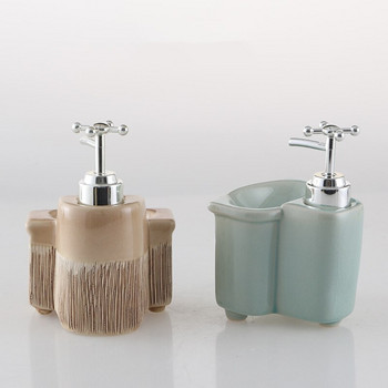 Creative Liquid Soap Bottle Ceramics Βάση απολυμαντικού χεριών Σαμπουάν τζελ ντους οικιακής χρήσης Μπουκάλια διανομής Αξεσουάρ