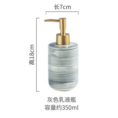 Kreativna keramička dezinfekcija ruku Gel za tuširanje Prešana bočica Kupaonski pribor Dozator sapuna Kupaonski pribor Bočica šampona