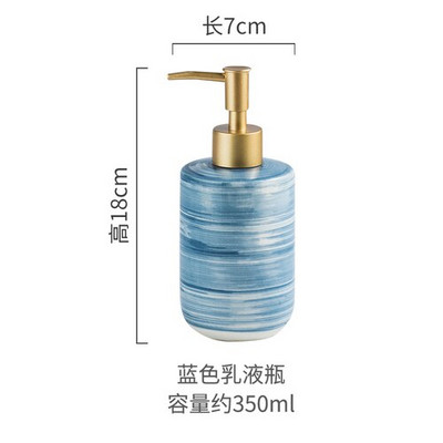 Kreativna keramička dezinfekcija ruku Gel za tuširanje Prešana bočica Kupaonski pribor Dozator sapuna Kupaonski pribor Bočica šampona
