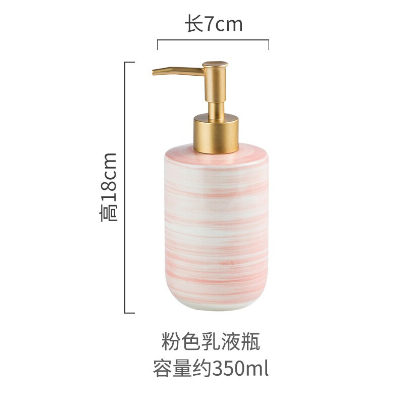 Creative Keraminis rankų dezinfekavimo priemonė dušo želė preso buteliukas Vonios kambario reikmenys Muilo dozatorius Vonios kambario reikmenys Šampūno buteliukas