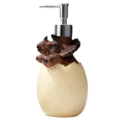 Dinosaur Shape Lotion palack kézfertőtlenítő flakon Fürdőszoba sampon tusfürdős palackok Üres palackok Szappan adagoló