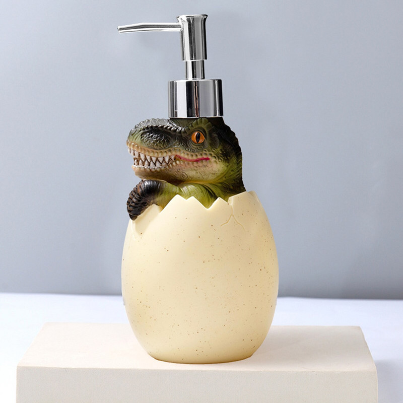 Dinosaur Shape Lotion palack kézfertőtlenítő flakon Fürdőszoba sampon tusfürdős palackok Üres palackok Szappan adagoló