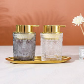 Creative Relief kézműves üvegszappan adagoló European Classical Press Mousse habzó lotion palack fürdőszoba dekorációs kiegészítők