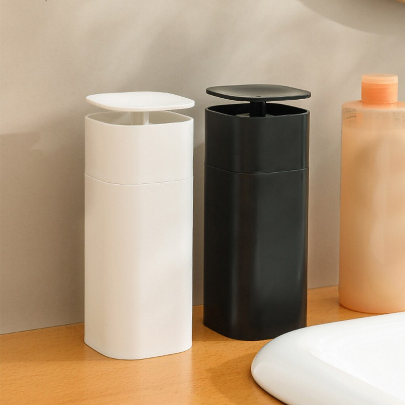 ABS Folyékony Gél Fürdőszoba Konyha Lakberendezési préselés Tárolótartály Szivárgásmentes zuhanyozáshoz Kézmosáshoz szappanadagoló kondicionáló