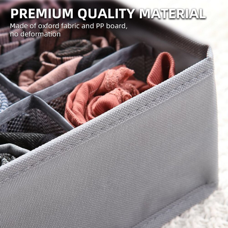 Cutii de depozitare 4 buc. Organizator pentru dulap Organizator pliabil pentru lenjerie de corp.