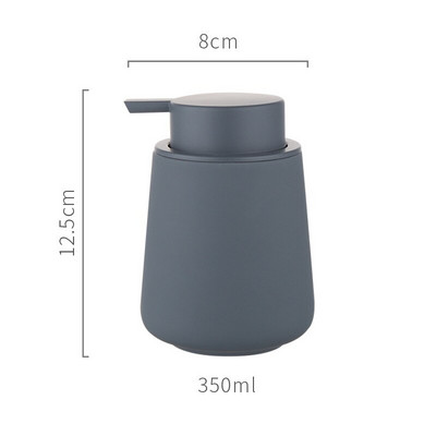 Sticlă cu distribuitor de săpun din spumă ceramică de 350 ml Flacon de dezinfectant pentru mâini de bucătărie, șampon, spălat corporal, loțiune