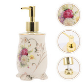 Pumpapalack adagoló lotion Jar sampon szappan tartály Vintage üres olajfürdőszoba kézi habzás