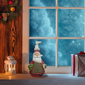 Dish Liquid Dispenser Christmas Liquid Dish Hand Dispenser with Pump Μεγάλη λοσιόν Santa Claus Foaming Soap Dispenser Bottle
