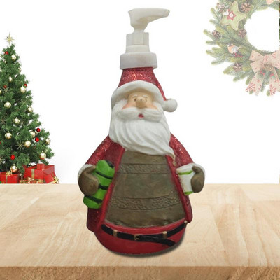 Dish Liquid Dispenser Christmas Liquid Dish Dozator sapuna za ruke s pumpicom Velika boca dozatora sapuna s pjenušavim losionom Djeda Mraza