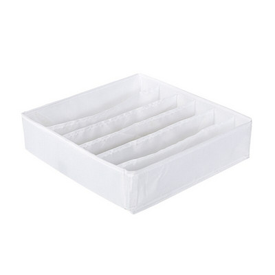 24 rács zokni tároló rendszerező dobozok összehajtható szekrény fiók rendszerezők ruhák szekrények fehérnemű alsónadrág melltartó tároló doboz