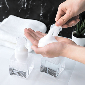 2 ΤΕΜ 250/450ml Άδειο πλαστικό που αφρίζει φορητό μπουκάλι σαπουνιού για το μπάνιο για την κουζίνα