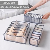 3 db fehérnemű fiók rendszerező tároló doboz összehajtható szekrény rendszerező fiók elválasztó tároló dobozok alsónadrághoz zokni melltartó szett