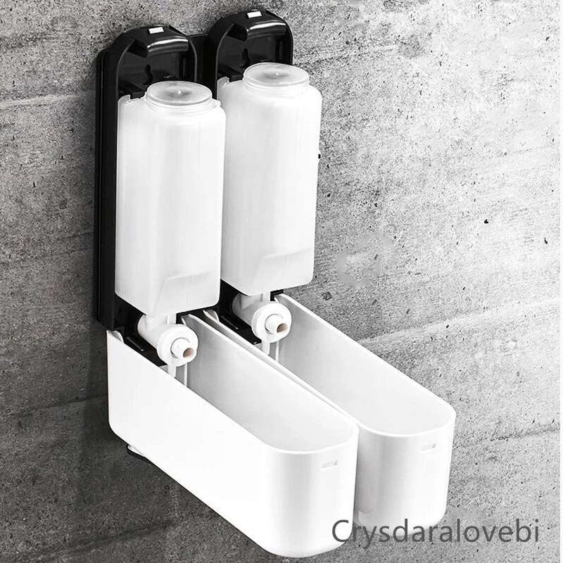 350 ml Vonios skysto muilo dozatoriai Sieniniai vonios šampūno dozatoriai Skysti dušo indelis Plastikiniai vonios priedai