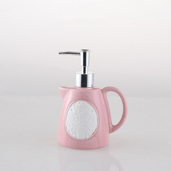 Teapot Shape Press Soap Liquid Dispenser Ceramic Lotion Emulsion Μπουκάλι σαμπουάν Μπουκάλι Απορρυπαντικό για την κουζίνα ξεχωριστά