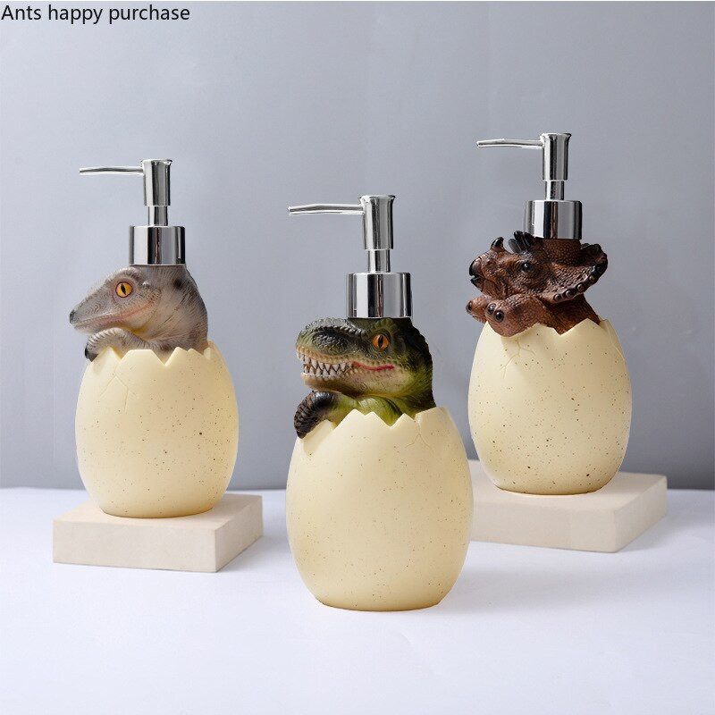 Dinosaur Shape Lotion Palack 560ml Kézfertőtlenítő Palack Fürdősampon Tusfürdős Üres Palackok Szappan adagoló
