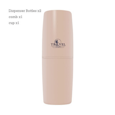 4db/szett Utazó mosópohár szappanadagoló kozmetikai flakonok készlet hordozható fogkefe csésze fésűs fürdőszobai készlet könnyen hordozható