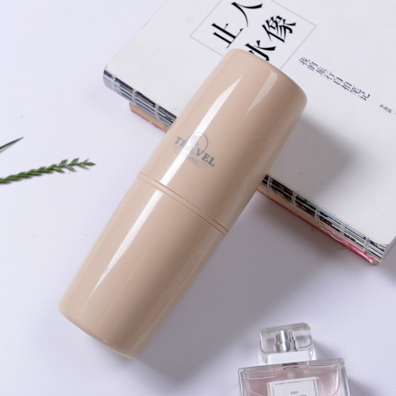 4db/szett Utazó mosópohár szappanadagoló kozmetikai flakonok készlet hordozható fogkefe csésze fésűs fürdőszobai készlet könnyen hordozható