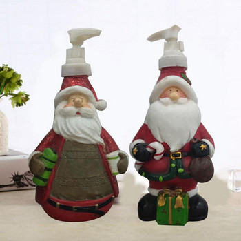 Διανομέας σαπουνιού αφρού Χριστουγεννιάτικο Δοχείο υγρού σαπουνιού για πιάτα χεριών με αντλία Χριστουγεννιάτικο απορρυπαντικό πιάτων λοσιόν υγρού σαπουνιού Santa Claus