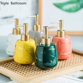 Modern stílusú folyékony lotion palack kerámia kézfertőtlenítő tartó csuklópánt kézi adagoló szappanadagoló konyhai kiegészítők