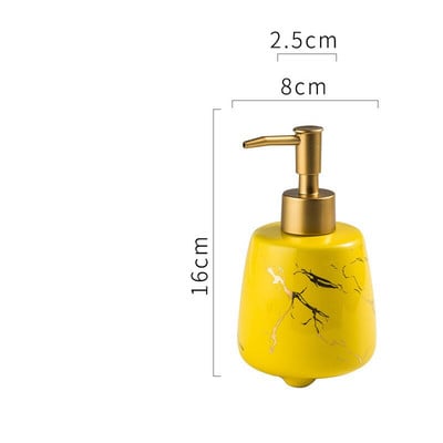 Modern stílusú folyékony lotion palack kerámia kézfertőtlenítő tartó csuklópánt kézi adagoló szappanadagoló konyhai kiegészítők