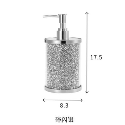 Lagani, luksuzni dozatori tekućeg sapuna slomljenog dijamanta, visokokvalitetni dozator za sapun za ruke, plastična boca za kupaonicu