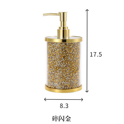 Lagani, luksuzni dozatori tekućeg sapuna slomljenog dijamanta, visokokvalitetni dozator za sapun za ruke, plastična boca za kupaonicu